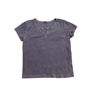 John Galt Blue Women’s Baby Tee Size XS